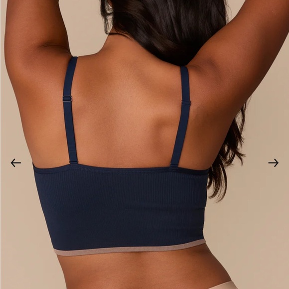 Harper Wilde Navy Ribbed Bralette - Picture 2 of 7
